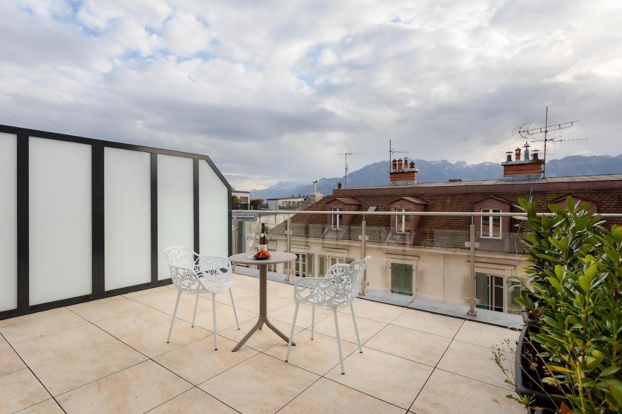 Visionapartments Vevey - Contactless Check-In Ngoại thất bức ảnh